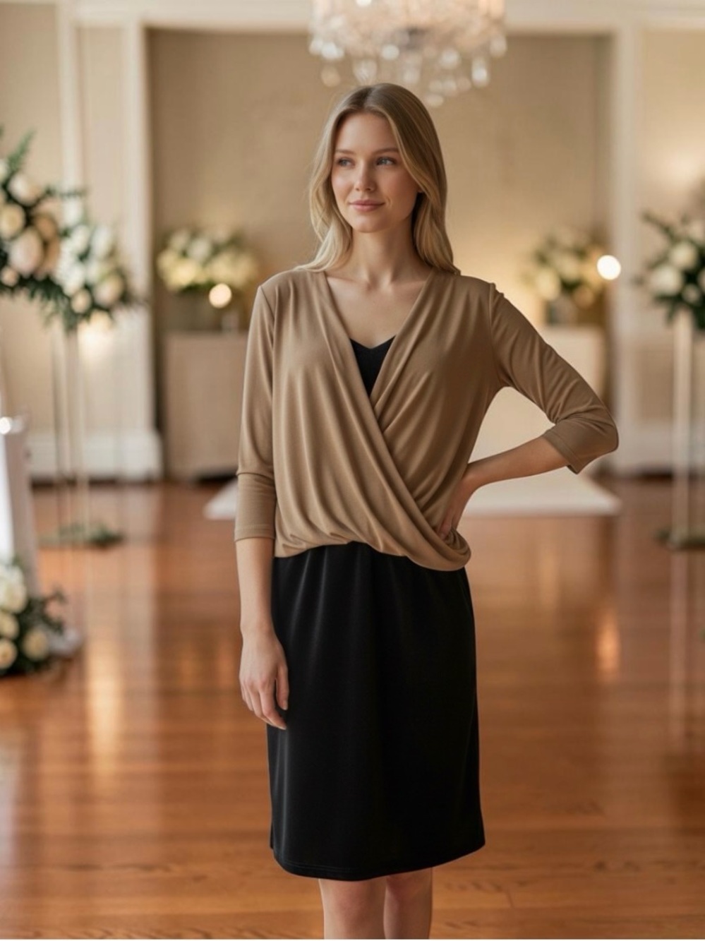 CARTISE Dress w/front Asymmetrical Hemline Size 10